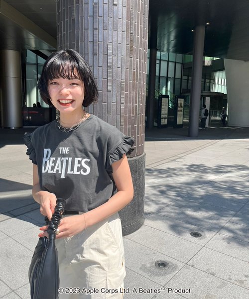 THE BEATLES フリルノースリーブTシャツ