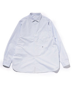 Regular Collar Stripe Wind Shirt/レギュラーカラーストライプワインドシャツ