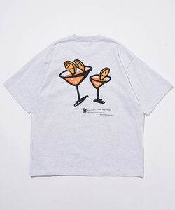 Cocktail SS Tee/カクテル 半袖Tシャツ 刺繍カットソー