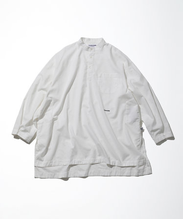 Cotton Linen Pullover Shirt/コットンリネン プルオーバーシャツ ...