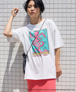 キースへリングプリントTシャツ