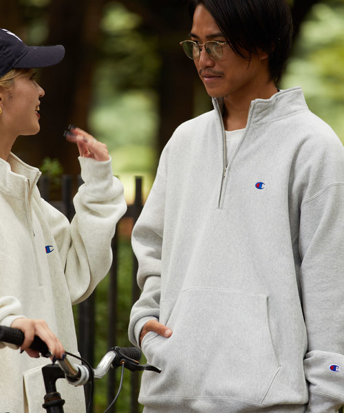 champion/チャンピオン 別注 REVERSE WEAVE HALF ZIP SWEAT/リバース ...