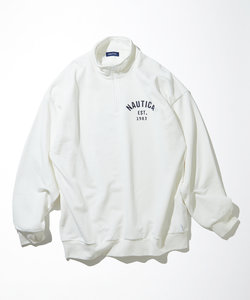 Felt Patch Arch Logo Cadet Collar Sweatshirt/フェルトパッチ アーチロゴ カデットカラー スウェットシャツ