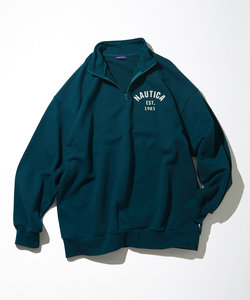 Felt Patch Arch Logo Cadet Collar Sweatshirt/フェルトパッチ アーチロゴ カデットカラー スウェットシャツ