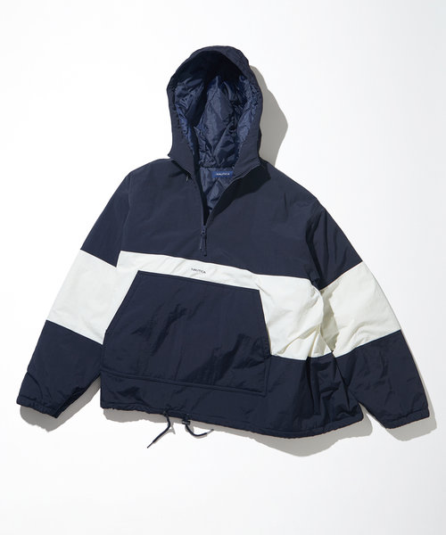 Panel Border Insulated Pullover Jacket/パネル ボーダー インサ ...