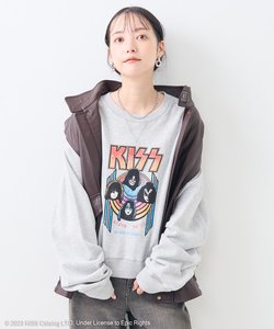 KISS SWEAT SHIRT/キス スウェット(ヴィンテージライク/ロックプリント)