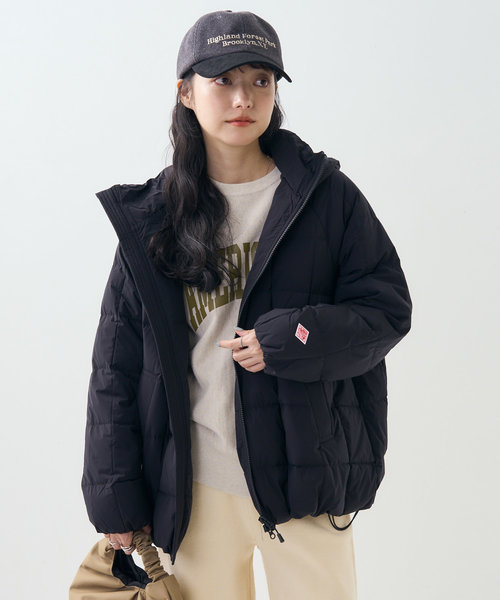 WOMEN'S STRETCH NYLON SQUARE QUILTED DOWN JACKET/ウィメンズ