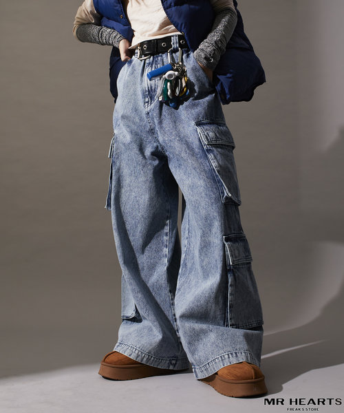 限定展開 4POCKET DENIM CARGO PANTS