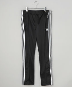 別注 Narrow TrackPant PolySmooth Black×White/ナロー トラックパンツ ポリエステルスムース ブラック ホワイト