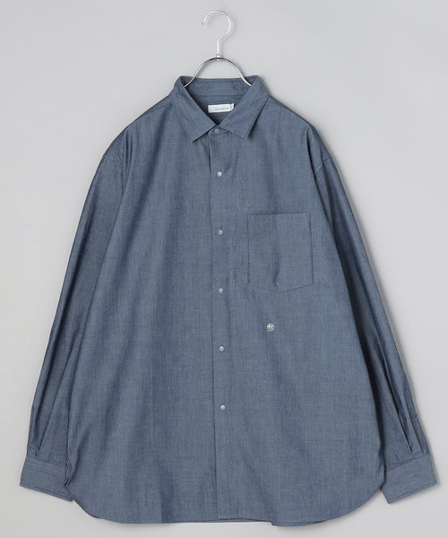 Regular Collar Chambray Shirt/レギュラーカラー シャンブレーシャツ