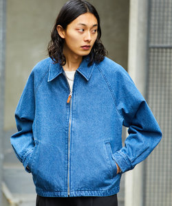 DENIM ZIP BLOUSON/デニム ジップブルゾン/リラックスフィット