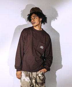 別注 Pocket L/S Tee/別注 ワンポイントロゴ ロングスリーブ ポケットTシャツ