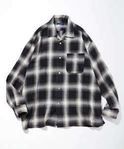 Faded L/S Shirt (Ombre)/ブリーチ オンブレーチェックシャツ ロングスリーブ