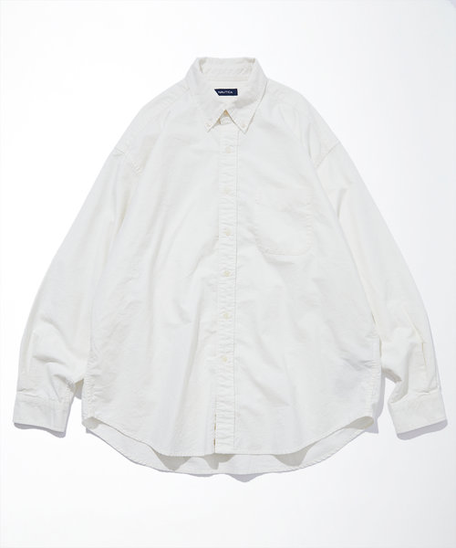 Faded L/S Shirt (Oxford)/ブリーチ オックスボタンダウンシャツ ロングスリーブ