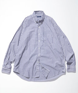 Faded L/S Shirt (Broadcloth Stripes)/ブリーチ ブロードストライプシャツ ロングスリーブ