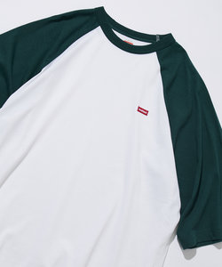 ワンポイントロゴ ラグラン ショートスリーブ Tシャツ/リラックスフィット/半袖