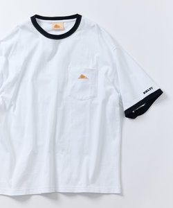 限定展開 KELTY×FREAK'S STORE/ケルティ 別注 ワンポイント ヴィンテージロゴ クルーネック ポケットTシャツ/リンガーTシャツ/ポケT