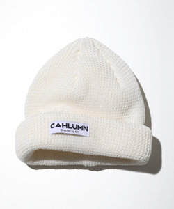 Straw Yarn Roll Knit Cap/ストローヤーン ロールニットキャップ