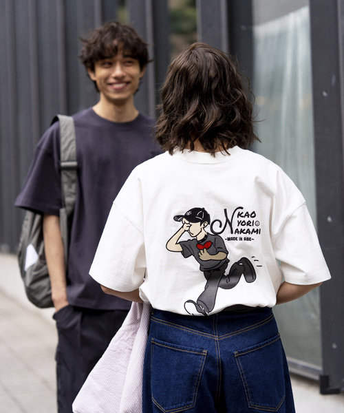 “Punch Boy” S/S/パンチボーイ ショートスリーブTシャツ/刺繍 半袖Tシャツ/バックデザイン