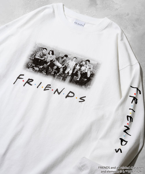 『FRIENDS /フレンズ』 リラックスフィット ロングスリーブTシャツ