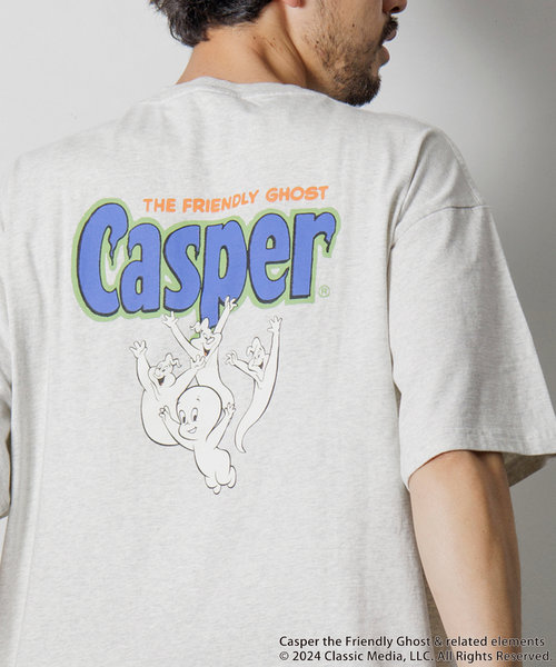 CASPER/キャスパー バックプリント ショートスリーブTシャツ/半袖 