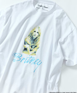 限定展開 Britney Spears/ブリトニー・スピアーズ 別注 ビッグシルエット クルーネック プリントTシャツ