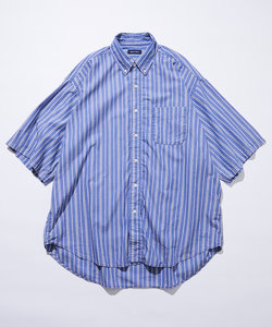 Faded S/S Shirt (Broadcloth Stripes)/フェイデッド ショートスリーブシャツ ブロードクロス ストライプ