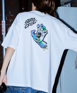 限定展開 別注 スクリーミングハンド バックプリント クルーネックTシャツ