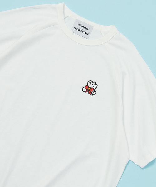 別注 「Pixel&dog2」 ワンポイント クルーネック半袖Tシャツ