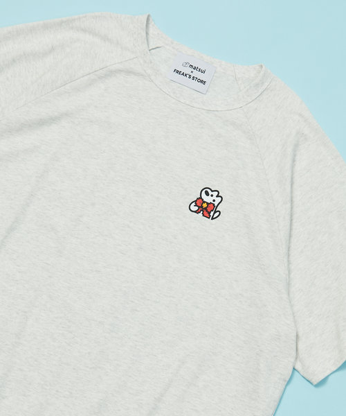 別注 「Pixel&dog2」 ワンポイント クルーネック半袖Tシャツ