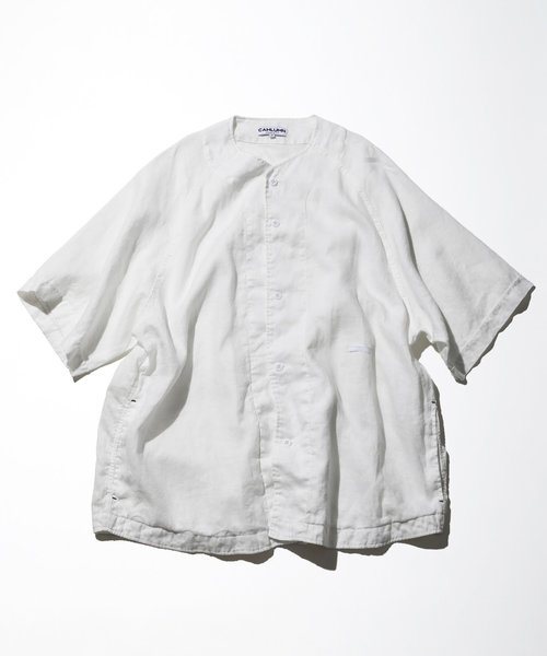 Linen Baseball Shirt/リネン ベースボールシャツ