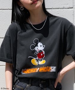 【ミッキー】プリントTシャツ