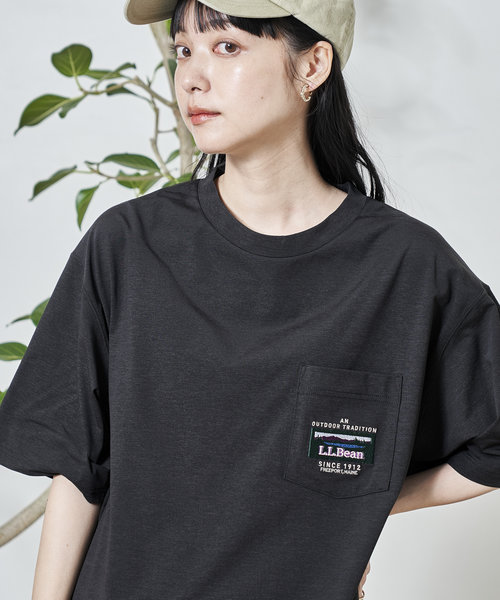 Beans Katahdin Pocket-T/ウィメンズ ビーンズ カタディンポケットT/ポケット付きTシャツ