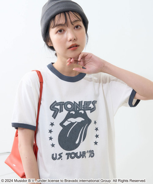 The Rolling Stones リンガーTシャツ/ザ ローリングストーンズ リンガーTシャツ/バンドTシャツ