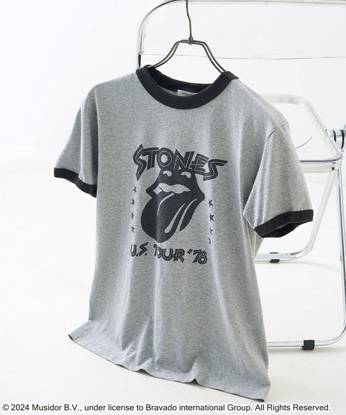 The Rolling Stones リンガーTシャツ/ザ ローリングストーンズ リンガーTシャツ/バンドTシャツ