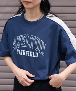 レースドッキング ロゴTシャツ