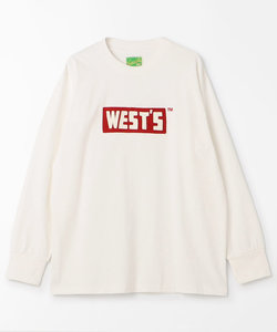 WESTS LOGO L/S T-SHIRT/クルーネック ロングスリーブ Tシャツ