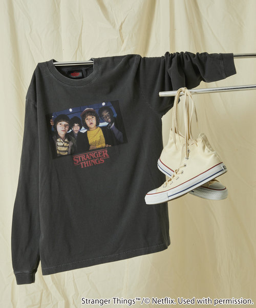 Stranger Things photo Long sleeve T-shirt 2/ ストレンジャーシングスフォトロT