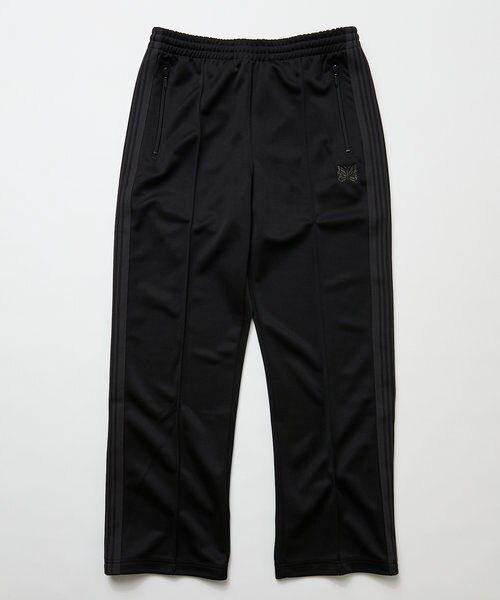 別注 Track Pant PolySmooth Black×Gray/トラックパンツ ポリエステル 
