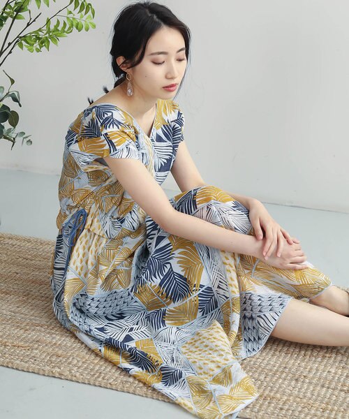 リゾートリラックスワンピース Bou Jeloud フ ージュルード の通販 Mall