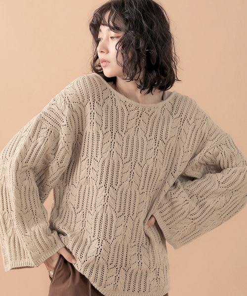 送料無料(沖縄は1000円) 【値下げ】BASERANGE/CIRRI PULLOVER:ニット
