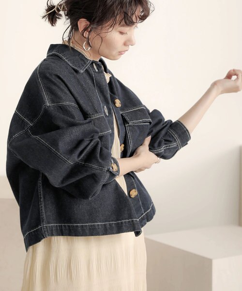 Web限定 Bigポケットオーバージャケット Gジャン Bou Jeloud ブージュルード の通販 Mall