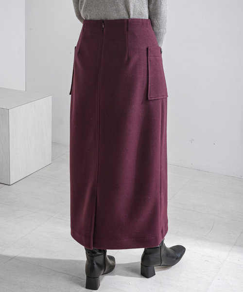 ウールライクタイトスカート | Bou Jeloud（ブージュルード）の通販 ...