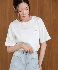 ロゴワッペン付きＴシャツ