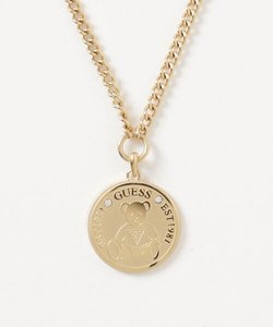 VINTAGE BEAR Bear Coin Chain Necklace (Gold)