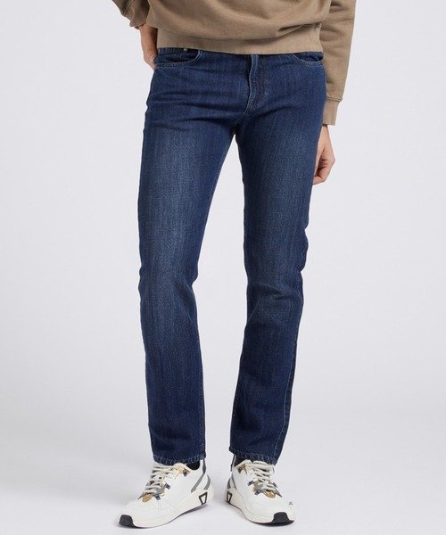 Athletic Tapered Linen Denim Pants