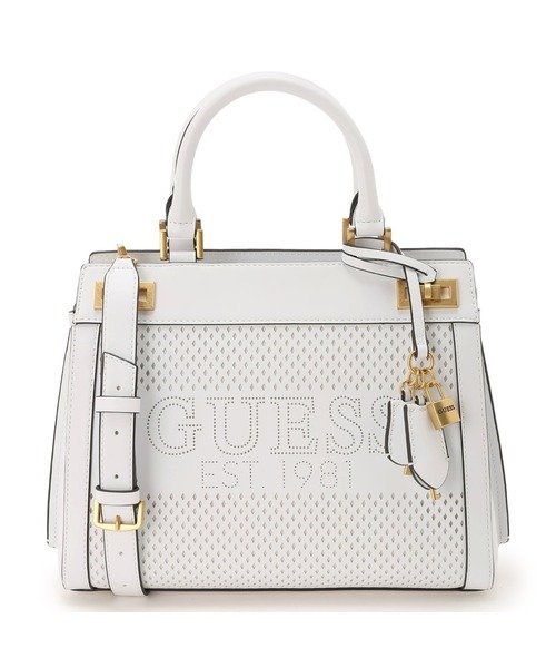 KATEY Perforated Satchel | GUESS（ゲス）の通販 - &mall
