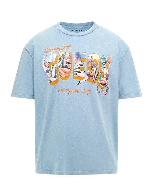 SS Bsc Guess Postcard Tee Tシャツ