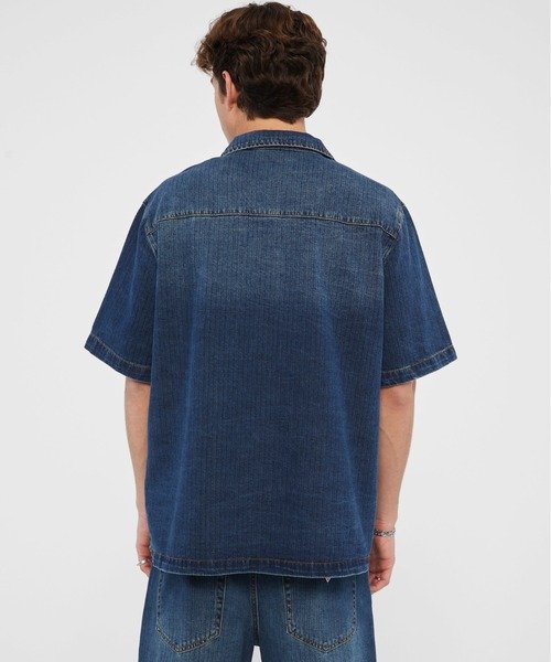 GUESS Originals Herringbone Denim Shirt デニム シャツ | GUESS ...