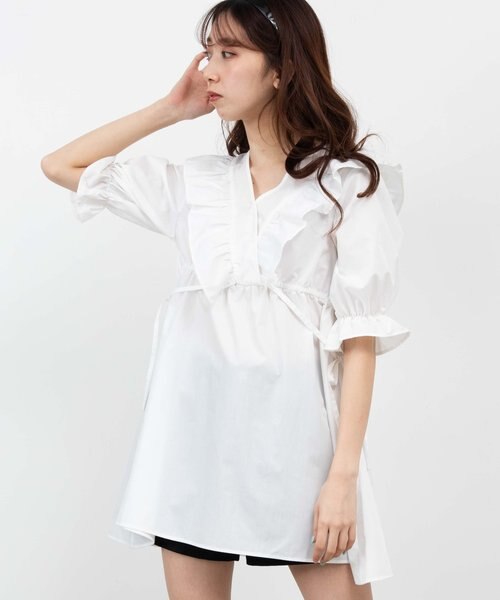 フリルチュニックミニワンピース Wego ウィゴー の通販 Mall